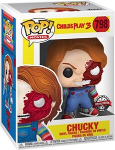 Figurine Pop! N°798 - Chucky - Chucky Half (bd)