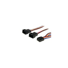 Câble répartiteur en Y pour ventilateurs 4 broches de 31 cm - F/M - Répartiteur d'alimentation de ventilateur - MLI à 4 broches (F) pour MLI à 4
