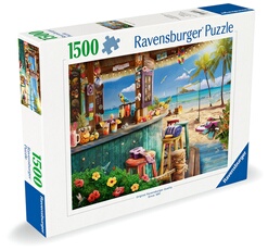 Puzzle Le bar du bord de plage 1500 pièces