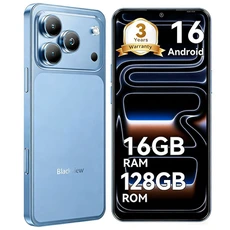 Smartphone Blackview Wave 7C Téléphone Portable Android 16 Smartphones,16Go+64Go/2To,32MP+13MP,5000mAh,6.56" Smartphon Pas Cher 4G Dual SIM,Orange