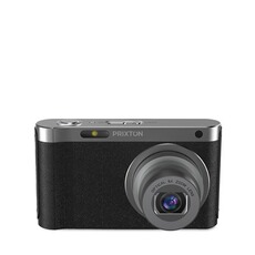 Appareil photo compact Prixton Appareil Photo Numérique 4K 64 MP Discovery avec Wi-Fi, Stabilisation Anti-Shake, Détection des Visages, Zoom Optique 6X, Écran IPS 2,88", USB-C,