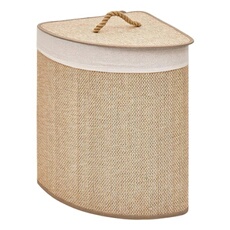 - Panier à Linge d'Angle "Stemy" 48L Beige