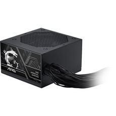Bloc dalimentation PC MSI MAG A750BN PCie 5.0 SATA III Ventilateurs 120 mm - vue 2