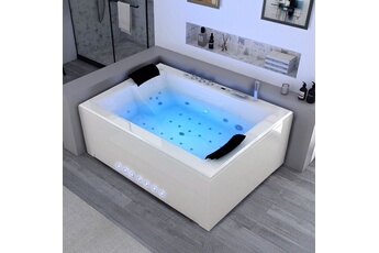 Distribain Baignoire balneo Elle&Lui 40 jets