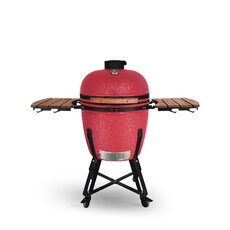 BBQ KAMADO - Barbecue fumoir en céramique - Rouge