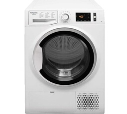 ARISTON - Sèche-linge Ouverture frontale 3, CNTM1192KFRR, Blanc, L:59.5cm, H:84.9cm, P:65.5cm, Classe énergétique : A++