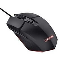 Trust GXT 109 FELOX - Souris - éclairé, jeu - 6 boutons - filaire - USB - noir