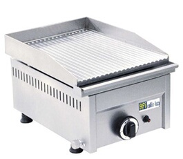 Plancha Gaz Professionnelle Rainurée 1 ou 2 Zones de Cuisson