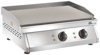 Plancha Electrique Lisse Professionnelle L 600 mm Triphasé