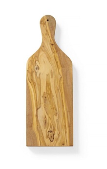 Plateau à fromage en bois d'olivier 400x140x(H)18mm