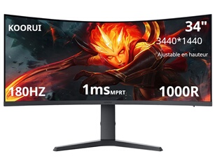 Gaming G3441VC 34 incurvé 180 Hz WQHD