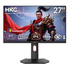 Ecran PC Gamer HKC 27 QHD 320Hz Dalle Fast IPS 1ms G27H4P - vue 2