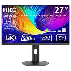 Ecran PC gaming HKC GS27QHS 27'' OLED 500 Hz - vue 3