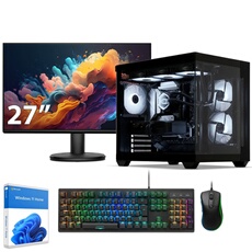 Pack PC Gamer Advanced Watercooling Aquarium . AMD Ryzen 9 9900X . RX 9070 XT . 32Go DDR5 . 2To SSD M.2 . Windows 11 . Moniteur 27''
