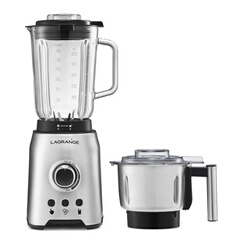 Blender Lagrange 609010 – 1200W, 1.5L, Moulin à Grains Inclus