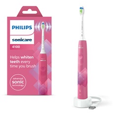 Brosse À Dents Électrique Philips Sonicare 4100 HX3689/41 – 2 Modes, Capteur de Pression