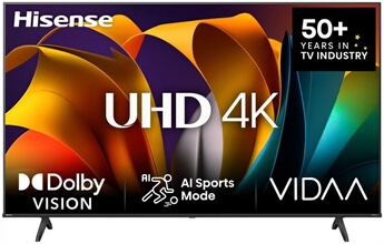Hisense TV LED - 55A6N - 55 (139 cm) - Bords ultra fins - 4K UHD (3840x2160)