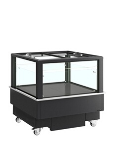 Réfrigérateur Congélateur noir pour achats impulsifs EIB D B1