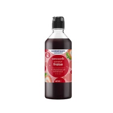 Concentré SodaStream Fraise 440ml – Sans Sucres, Prépare Jusqu'à 9L