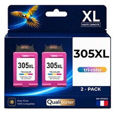 Cartouche compatible pour HP 305XL Couleur