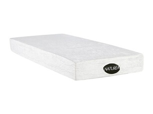 Matelas de relaxation 70 x 190 cm mousse à mémoire de forme et coutil bambou ép.20cm - PARURE de NATUREA
