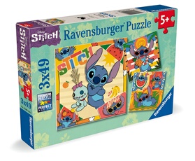 Puzzles 3 x 49 pièces Aloha Disney Stitch