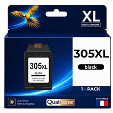 Cartouche d'encre compatible HP 305XL - Noir - 240 pages