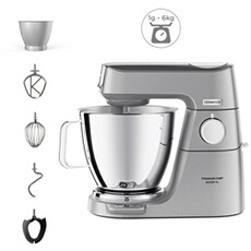 Robot Pâtissier Kenwood KVL85.009SI – 1200 W, 2 Bols de 5L et 7L