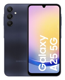 Wind Tre Samsung Galaxy A25 5G 16,5 cm (6.5") Double SIM hybride USB Type-C 6 Go 128 Go 5000 mAh Noir, Bleu