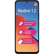 Smartphone Redmi 12 noir 6.79 RAM 4 Go stockage 128 Go