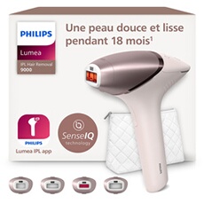 Lumea série 9000 BRI958/00 Epilateur à lumière pulsée sans-fil
