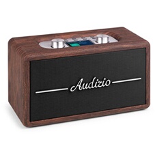 Radio Rétro Portable Audizio Tune60 DAB+ FM BT USB AUX - Noyer
