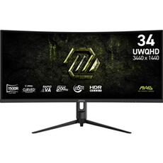 Écran PC MSI MAG 342CQRF E20 34 UltraWide Quad HD 200Hz VA Courbé 0 5ms - vue 3