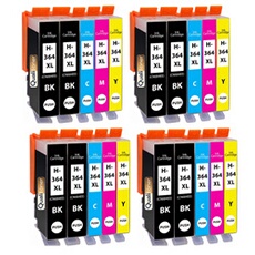 Cartouches d'encre compatible pour HP 364XL 364 XL Multicolore - Pack de 20 - Haute capacité