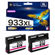 Générique Cartouche d'encre 933XL Magenta Pack de 2 1000 pages compatible HP OfficeJet 6100 6600 6700
