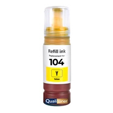 Bouteille d'encre Générique E104Y C13T00P440 104 Jaune 70 ml 4500 pages compatible Epson EcoTank