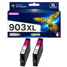 Cartouche d'encre compatible HP 903XL - Pack de 2 - Magenta - 825 pages
