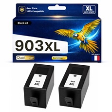 Cartouche d'encre compatible pour HP 903XL Pack de 2 Noir Haute capacité 825 pages