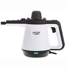 Nettoyeur Vapeur à Main Portable Multi-Usage sous Pression Débit de Vapeur 44g/m AD7038 Blanc/Noir
