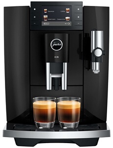 Cafetière Espresso Superautomatique Jura E8 1 9 15 Bars avec moulin intégré et mousseur