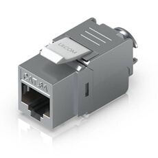 Coupleur réseau UACC-KEYSTONE-COUPLER-C6A Blanc Catégorie 6A