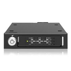 Rack de stockage ToughArmor MB601V5K-B - Industriel - Baie 3,5 pouces - SSD 2,5 pouces U.2/U.3 NVMe M.2 - SlimSAS