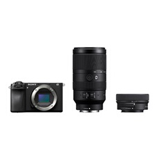 Kit photo animalière Alpha 6700KB E PZ 16 50 mm F3.5 5.6 OSS II + objectif E 70 350 mm F4.5 6.3 G OSS