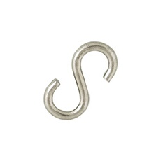 Crochet Esse Egal acier zingué 3 mm ouverture 6 mm lot 6