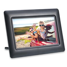 Foto Frame Cadre photo numérique 17.8 cm 7 pouces 1024 x 600 Pixel 8 Mo noir
