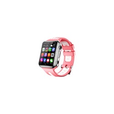 Montre Téléphone Android 4G Traceur GPS 3Go+32Go WiFi Rose Blanc + SD 4Go
