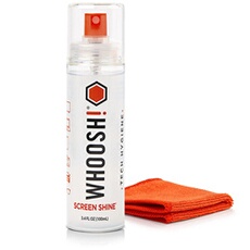 Spray pour écran 1FG100ENFR Go XL 100 ml avec chiffon microfibre 15 x 15 cm Blanc et Orange