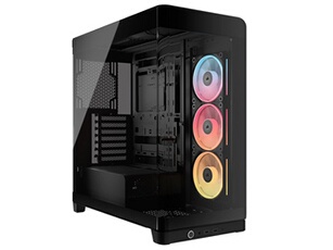 gaming Frame 4500X LX-R moyen tour noir ARGB panneau de verre incurvé trempé