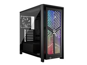 gaming Frame 4000X RS moyen tour noir RGB verre trempé