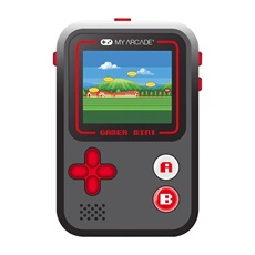 Gamer mini classic 160 en 1 noir gris rouge